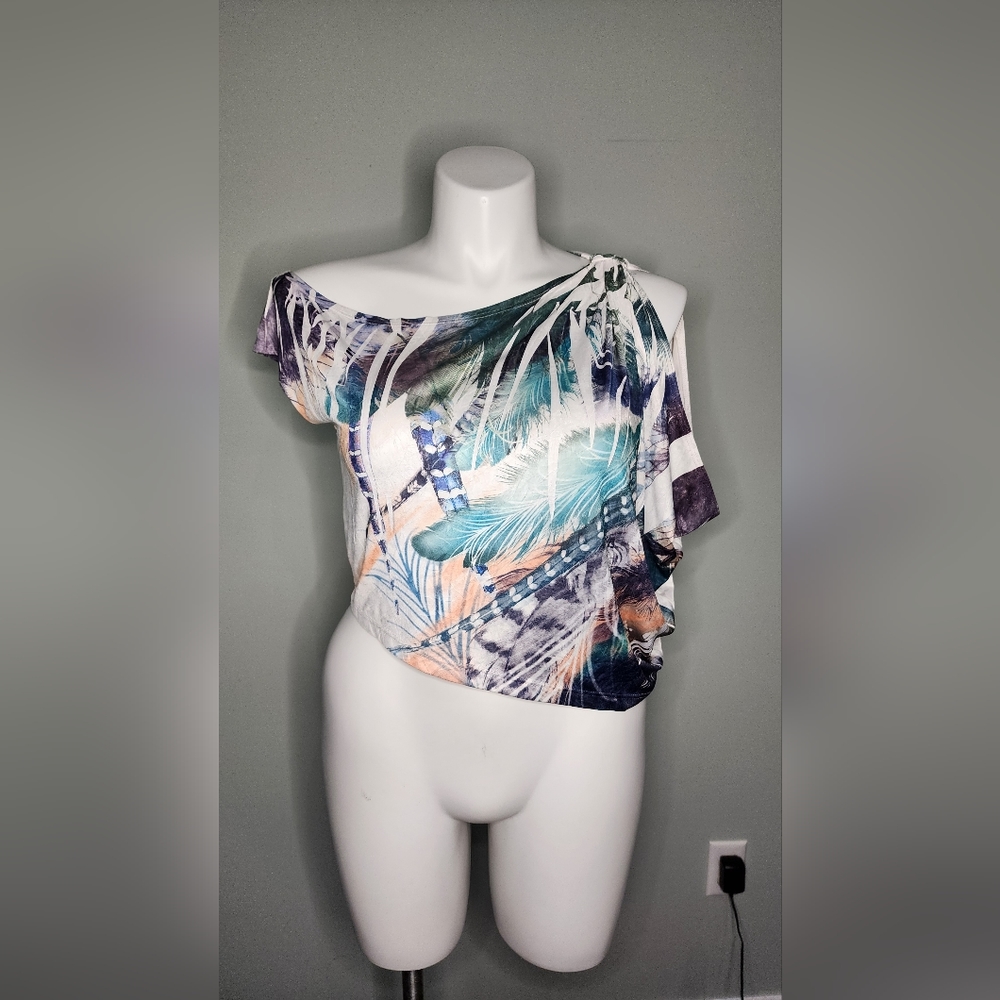 Voxx New York Asymmetrical Off Shoulder